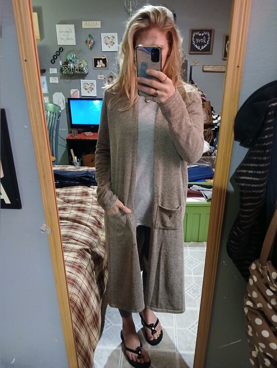 Agnes & Dora Sweaters - Agnes & Dora Duster Sz L